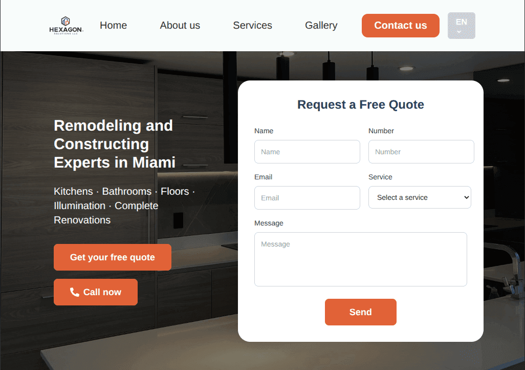 Hexagon Solutions Web